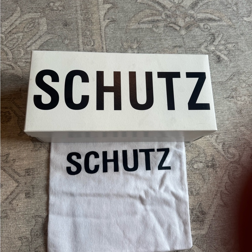 Schutz Arissa Rhinestone Flats Women’s Size 7B Azul Blue Slip-On Shoes NEW w box - Picture 9 of 10